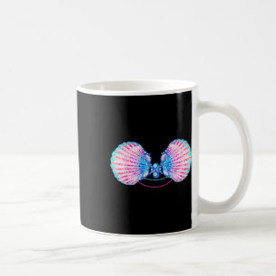 Mug Mermaid Seashell Bra Mermaid Anniversaire Hallowee