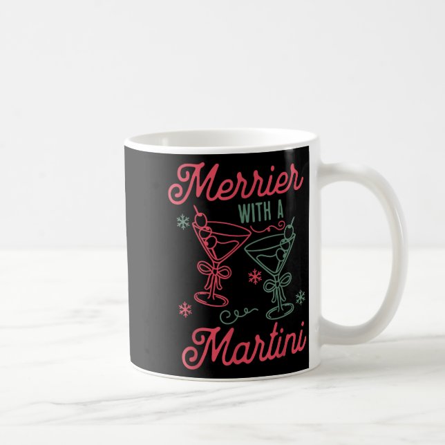 Mug Merrier With A Martini Christmas Tail Xmas Martini (Droite)