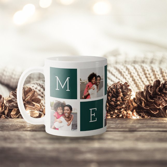 Mug MERRY 5 Collage photo Noël (Créateur téléchargé)