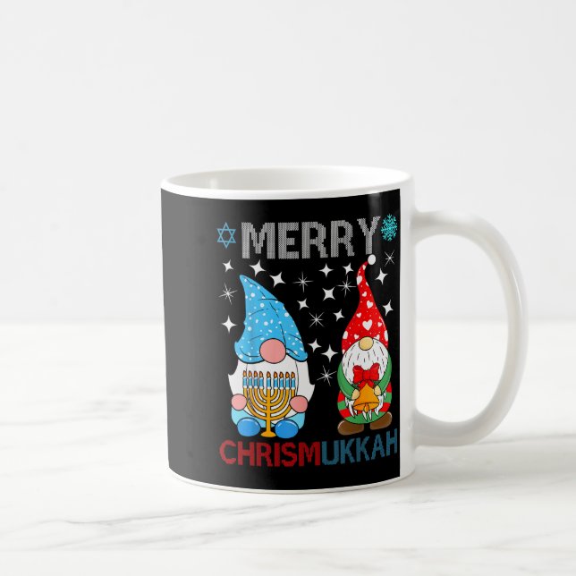 Mug Merry Chrismukkah Funny Gnomes Christmas And Hanuk (Droite)