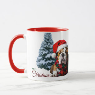 Mug Merry Christmas Bulldog