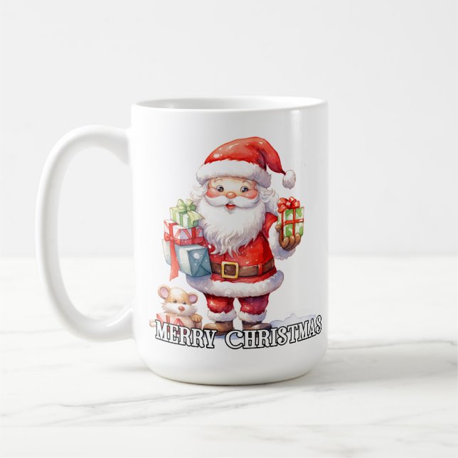Mug Merry Christmas From Santa Claus (Gauche)