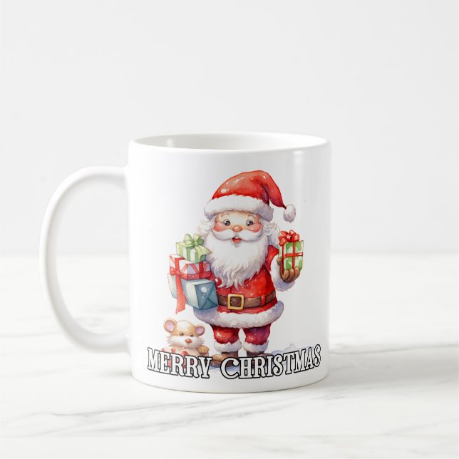 Mug Merry Christmas From Santa Claus (Gauche)
