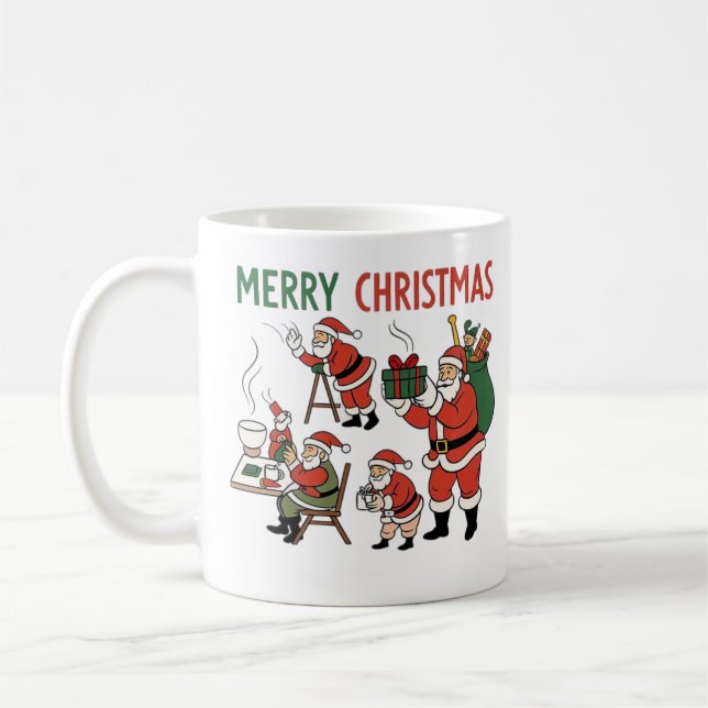 Mug Merry christmas funny  (Gauche)