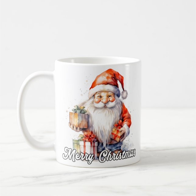 Mug Merry Christmas Jolly Little Santa Claus (Gauche)
