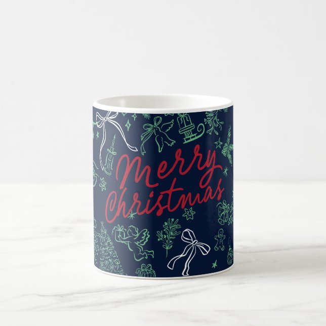 Mug Merry Christmas Whimsical  (Centre)