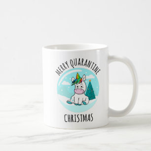 Mug Merry Quarantine Christmas Unicorn