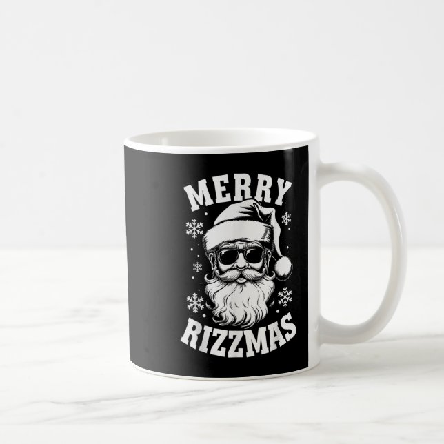 Mug Merry Rizzmas Funny Christmas Santa Claus Happy Ch (Droite)
