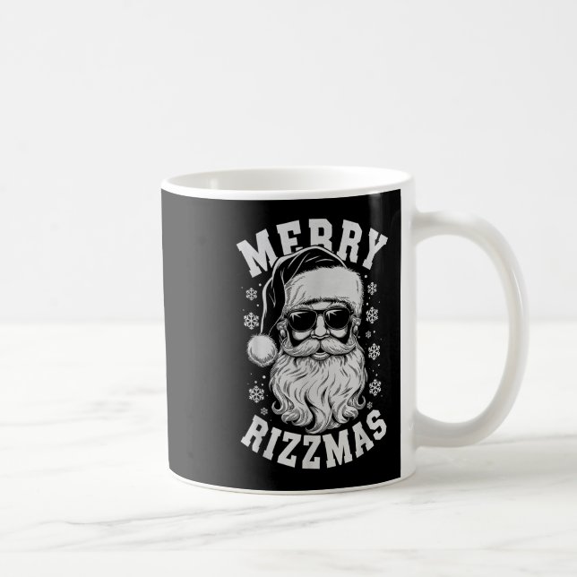 Mug Merry Rizzmas Funny Christmas Santa Claus Happy Ch (Droite)