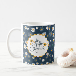 Mug Merveilleuse Marine Jaune Blancs Salut Sunshine