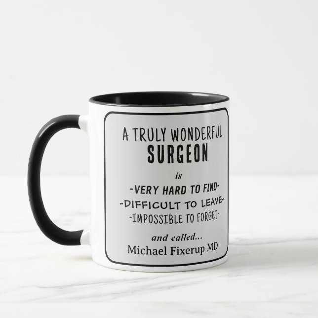Mug Merveilleux chirurgien (Gauche)