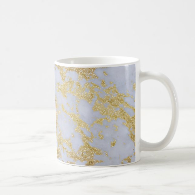 Mug Merveilleux marbre de parties scintillant moderne  (Droite)