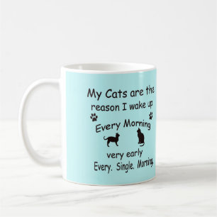 Mug Mes chats sont la raison pour laquelle je me révei