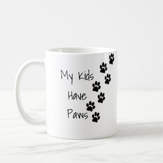Mug Mes enfants ont des pattes (Gauche)