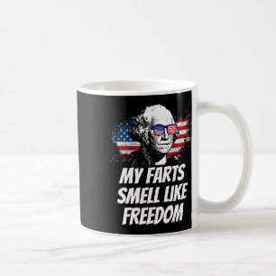 Mug Mes farts sentent la liberté drôle 4 juillet Georg