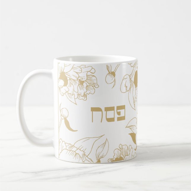 Mug Mes fleurs d'or de la moto passover (Gauche)
