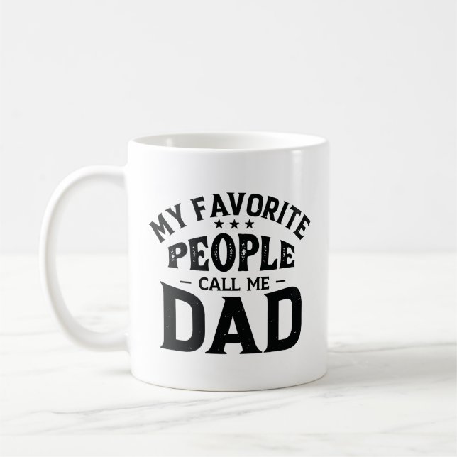 Mug Mes Gens Favoris M'Appelent Papa (Gauche)