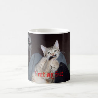 Mug MES IMAGES 018, je mange mes pieds