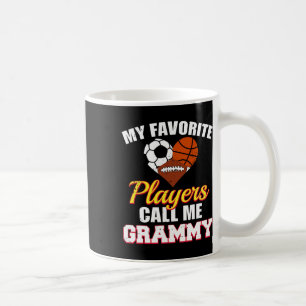 Mug Mes Joueurs favoris Soccer Bysketbyll Footbyll Gra