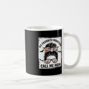 Mug Mes monstres préférés Appelez-Moi Maman Messy Bun 