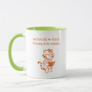 Mug Mes mots mes outils l'enseignement ma passion éduc