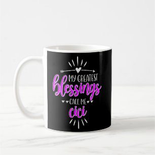 Mug Mes Plus Grandes Bénédictions Appelez-Moi Memaw Ci