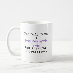 Mug Mes Seuls Drames Sont Les Graphiques Angles Algèbr