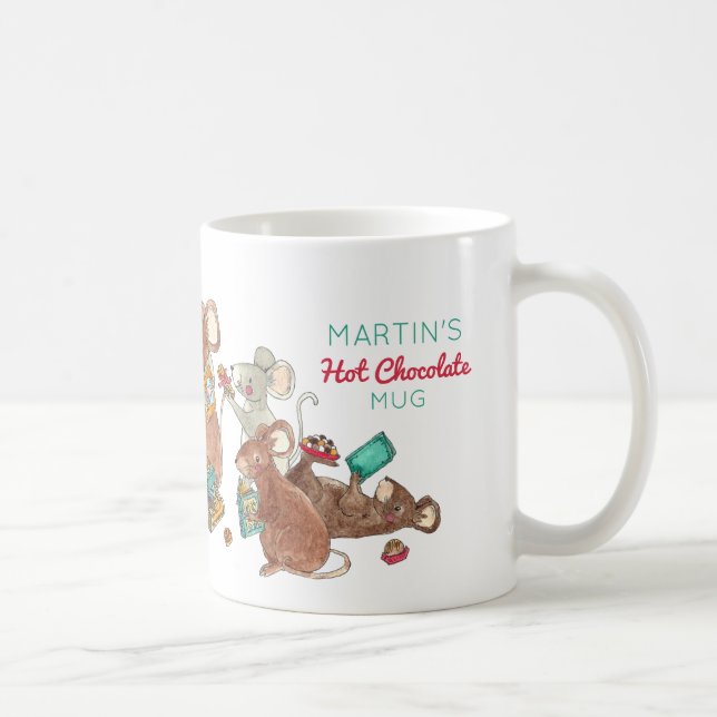Mug Mes souris de Noël au chocolat chaud (Droite)