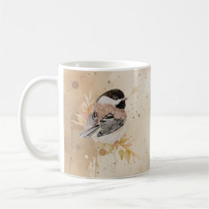 Mug Mésange originale peinte à la main à l'aquarelle