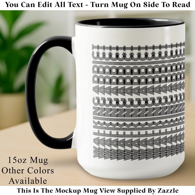 Mug Message Caché Walking Addict Drôle Nouveauté 111B  (Créateur téléchargé)