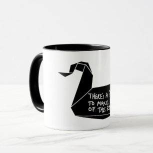Mug Message de grue d'évasion