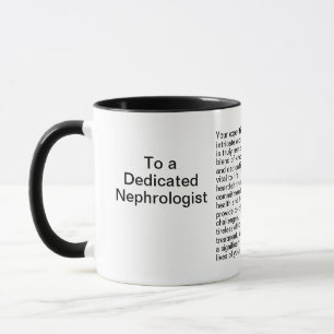 Mug Message de Merci néphrologiste
