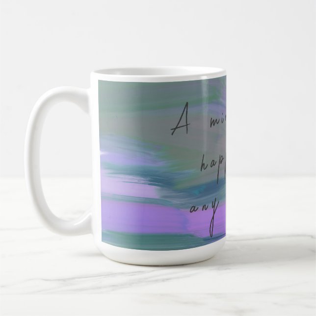 Mug Message de miracle d'art inspiré (Gauche)