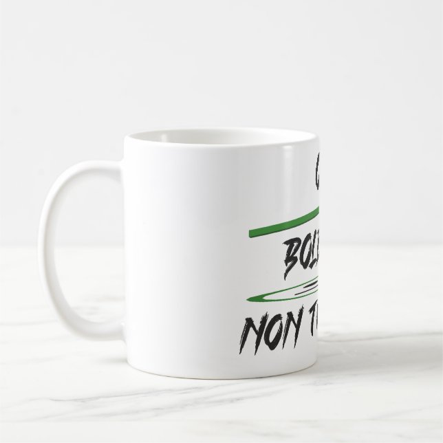 Mug Message de plaisanterie sur les graphiques et les  (Gauche)