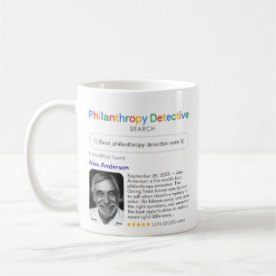Mug Message de résultats de recherche de détective de