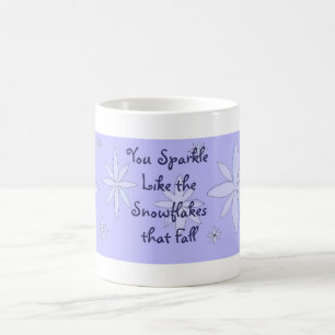 Mug Message flocon de neige