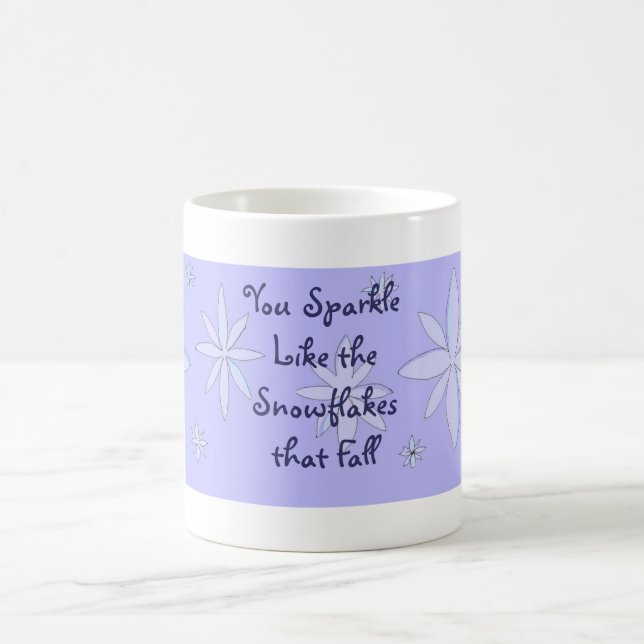 Mug Message flocon de neige (Centre)