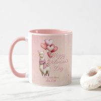 Message personnalisé Lama Animal Saint-Valentin