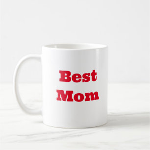 Mug Message personnalisé simple "Meilleure maman"
