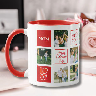 Mug Messages de maman Collage de photos personnalisé S