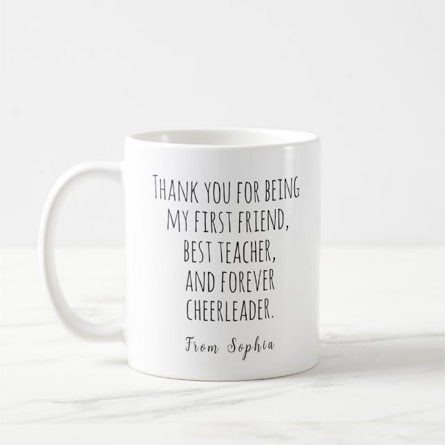 Mug Messages du Merci, Fête des mères (Gauche)