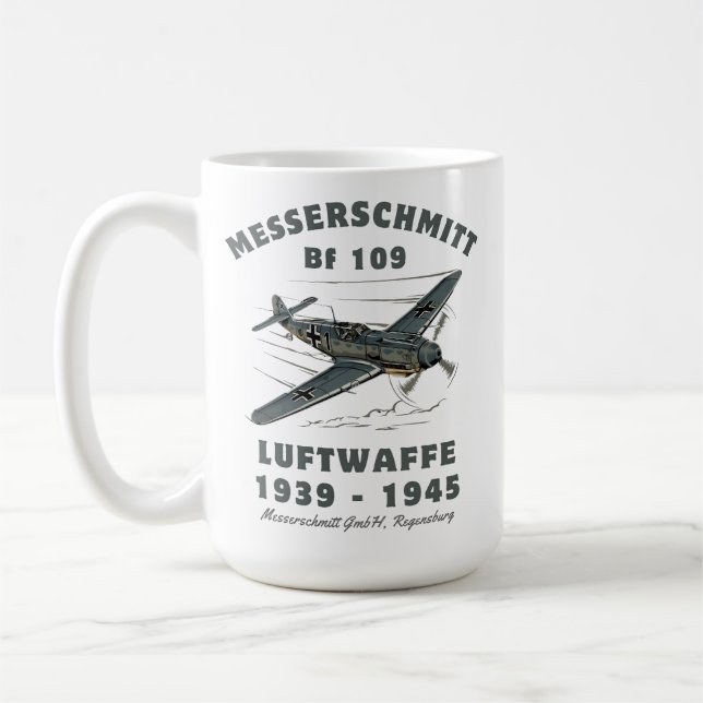 Mug Messerschmitt Bf 109 Luftwaffe de la WWII (Gauche)