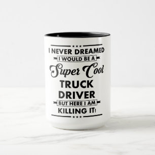Mug Métier/Profession Drôle Super Chauffeur Cool
