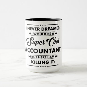 Mug Métier/Profession drôle Super comptable cool