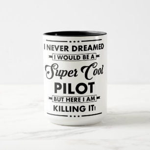 Mug Métier/Profession drôle Super Pilote Cool