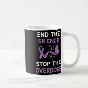 Mug Mettez Fin au Silence Ruban Violet Mois de Sensibi