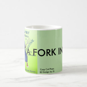 Mug Mettez une fourchette dans elle ! Série fuchsia