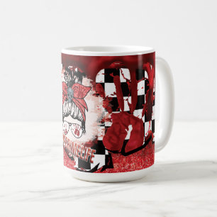 Mug Meurtre Montre Café Mains Sanglantes Véritable Cri
