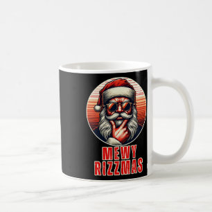 Mug Mewy Rizzmas Drôle Père Noël Mewing Joke Rizz Mens