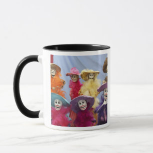 Mug Mexique. Catrinas squelettiques, figures célébrant